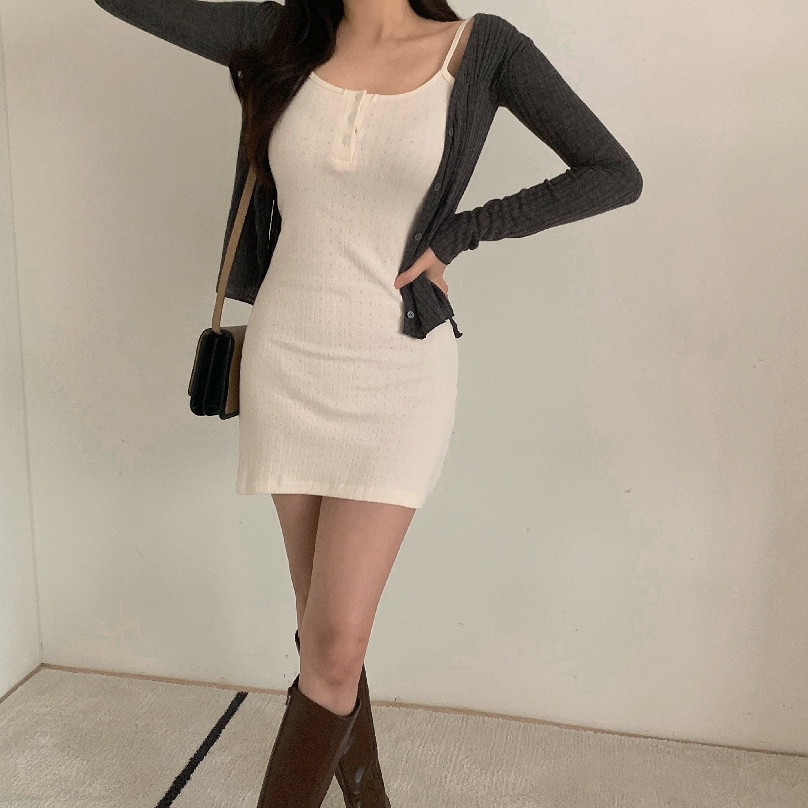Perforated Teeny Dress