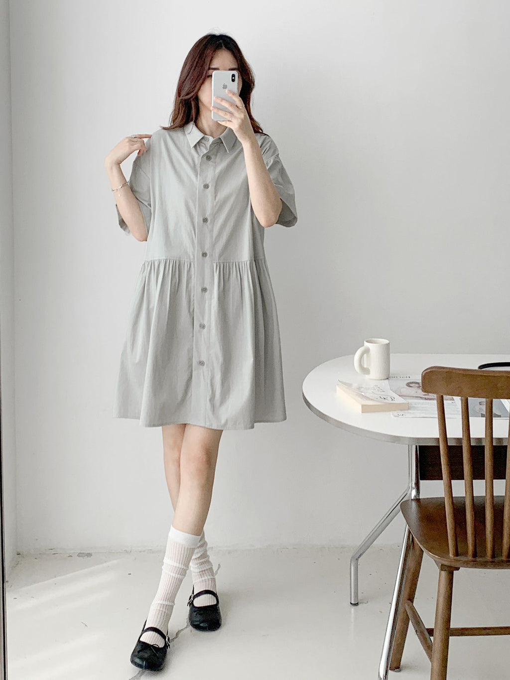 Laren Dress (FREE / Big Size Box Fit) ✨
