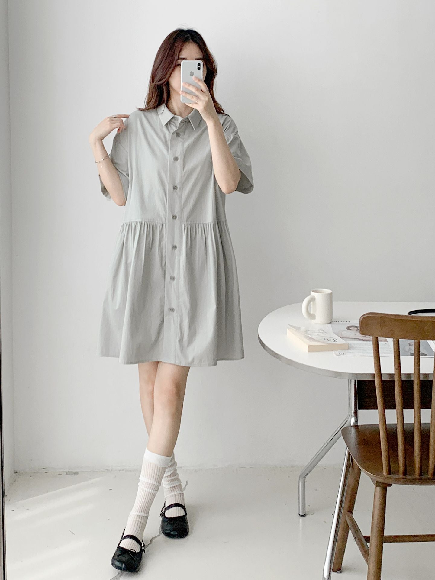 Laren Dress (FREE / Big Size Box Fit) ✨