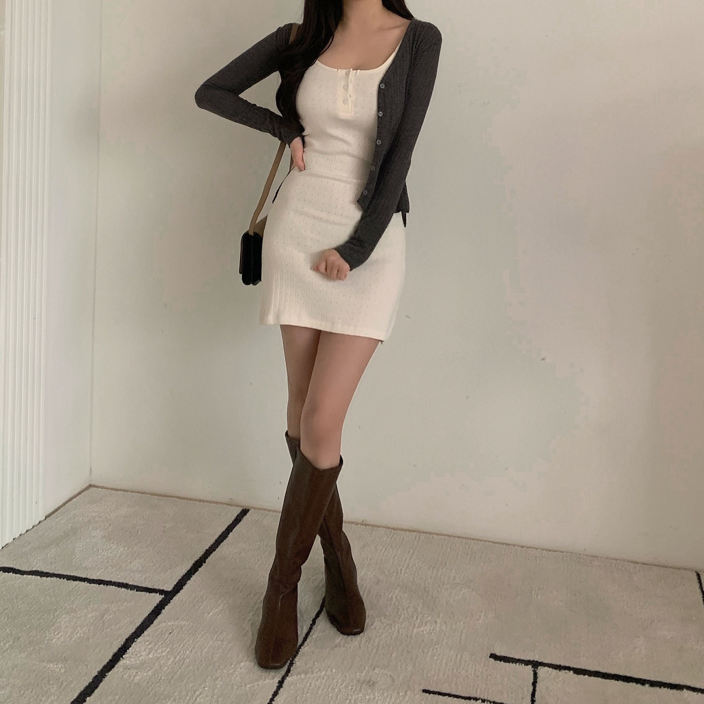 Perforated Teeny Dress