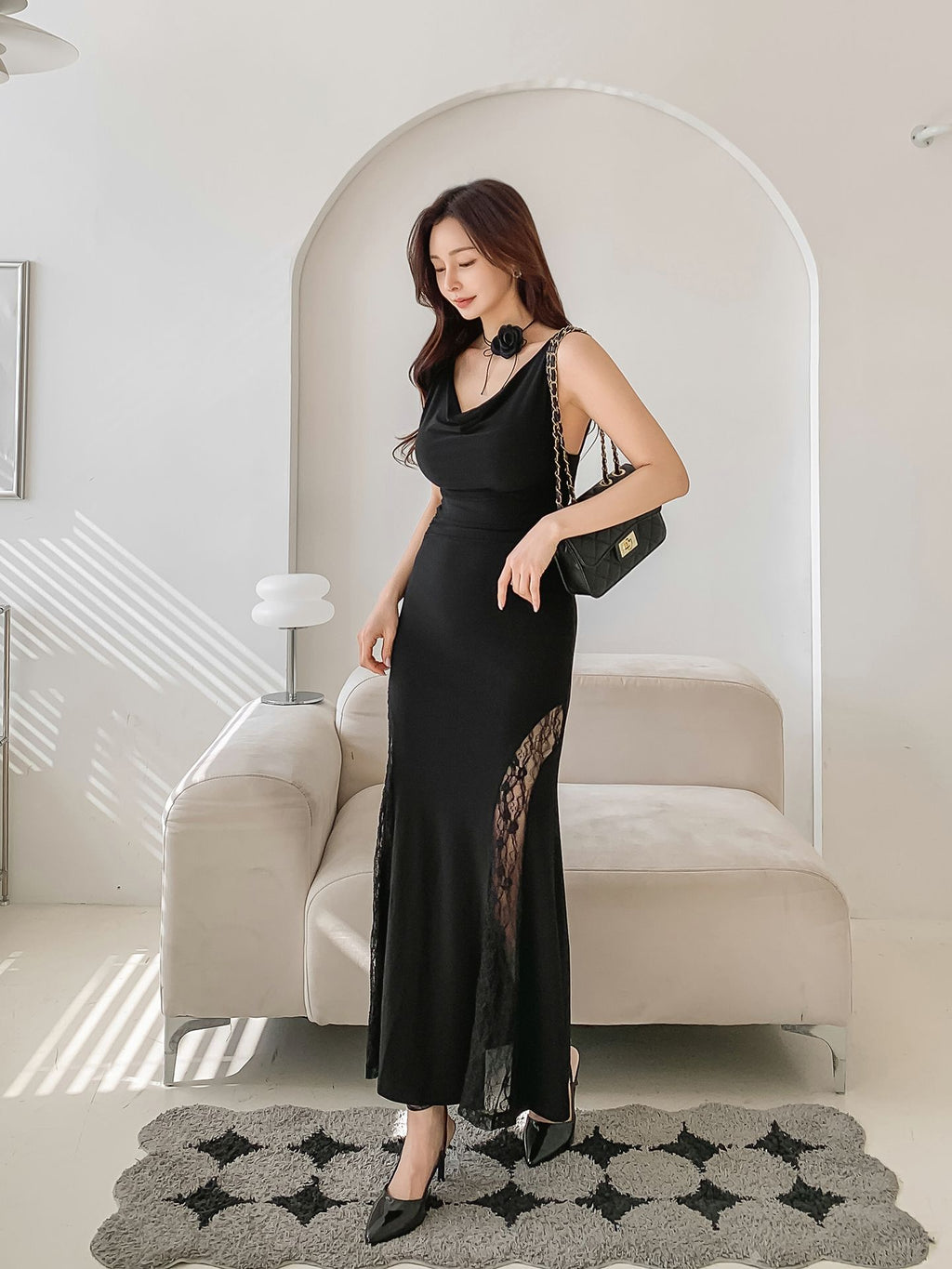 Pixie long dress Turtleneck dress Long dress