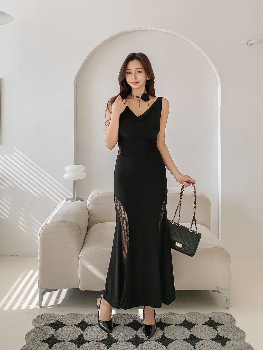 Pixie long dress Turtleneck dress Long dress