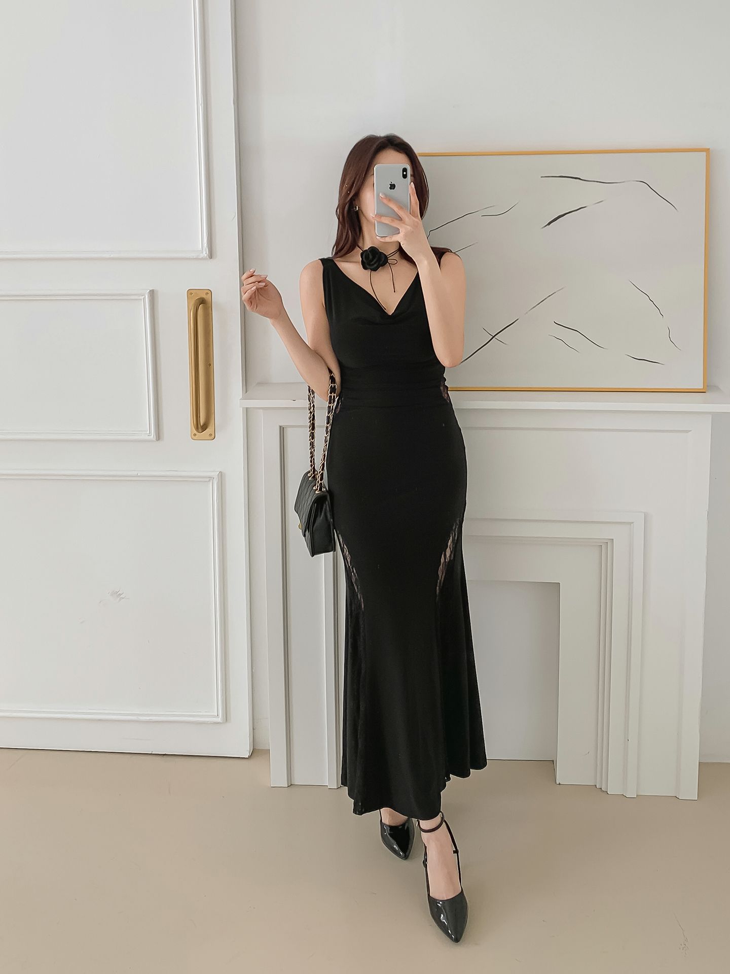 Pixie long dress Turtleneck dress Long dress