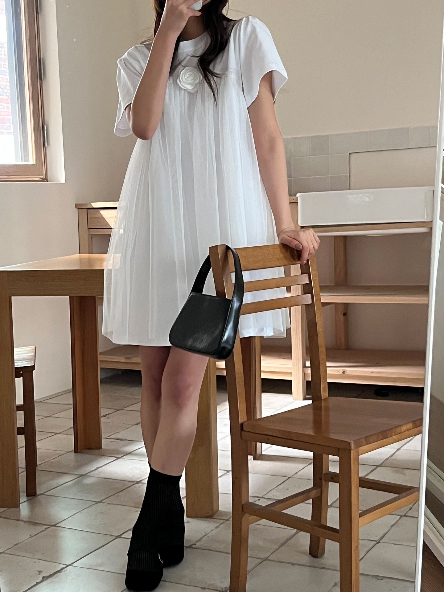 Camellia Layered Dress 🌼✨