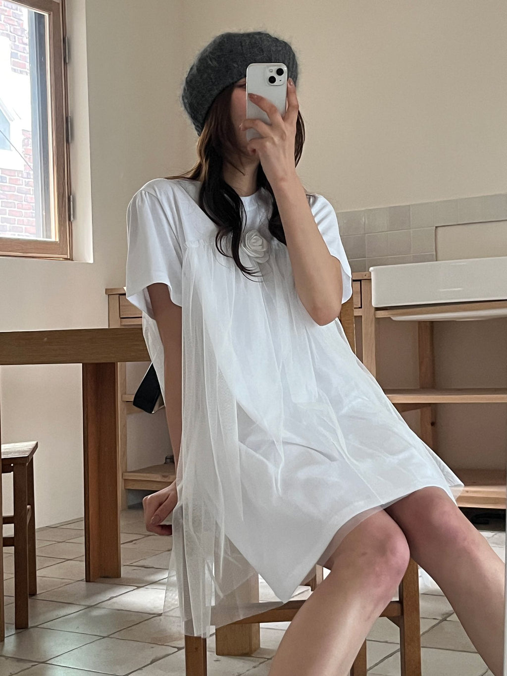 Camellia Layered Dress 🌼✨