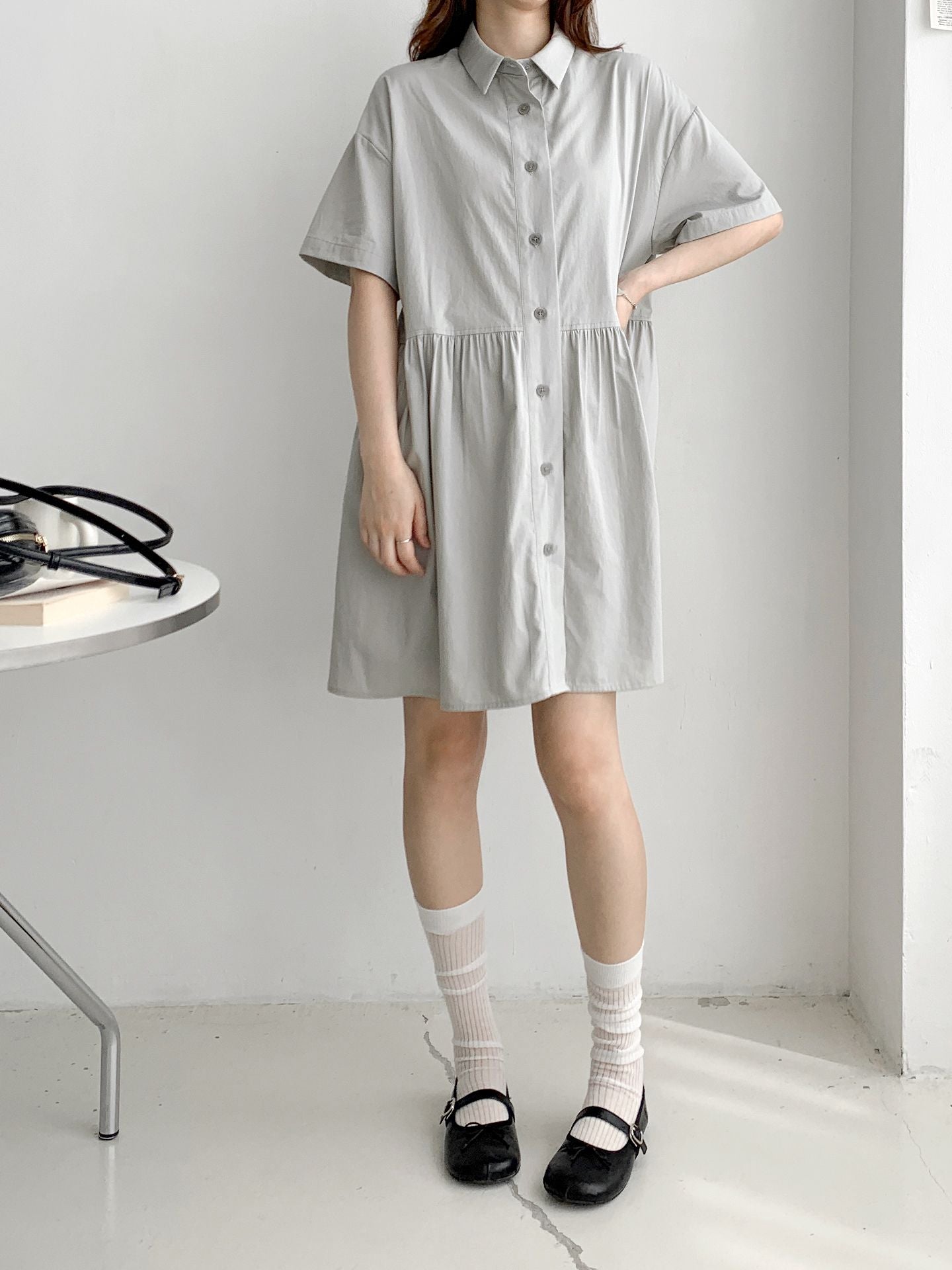 Laren Dress (FREE / Big Size Box Fit) ✨