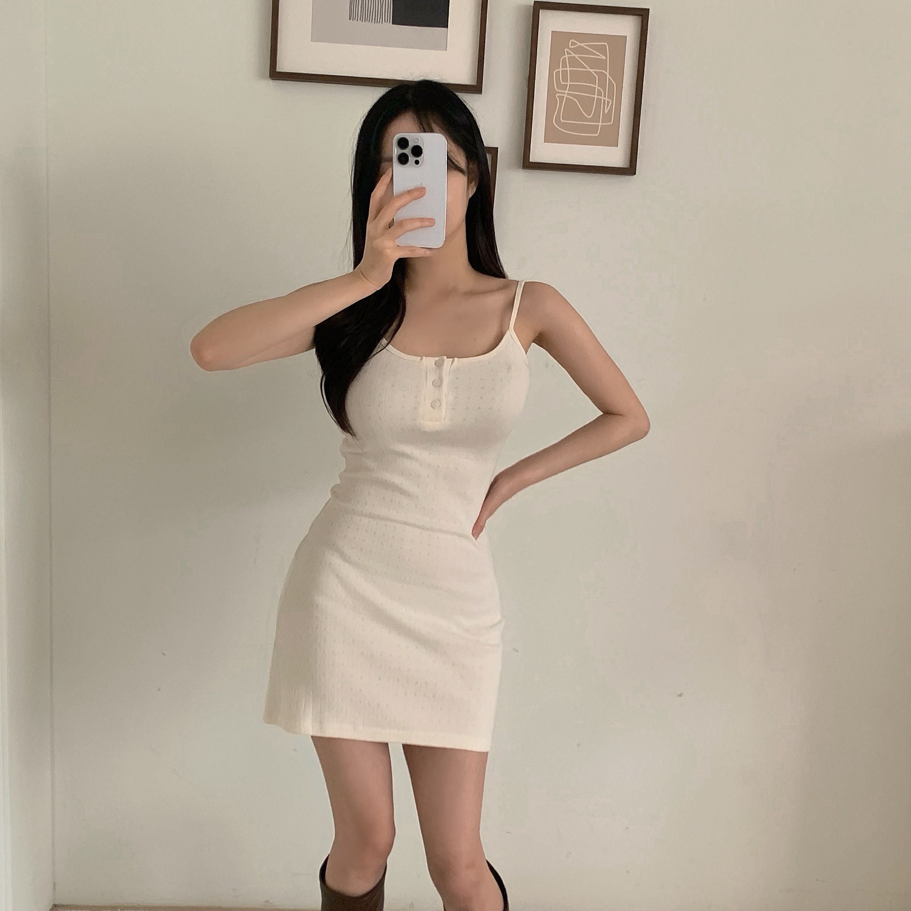 Perforated Teeny Dress