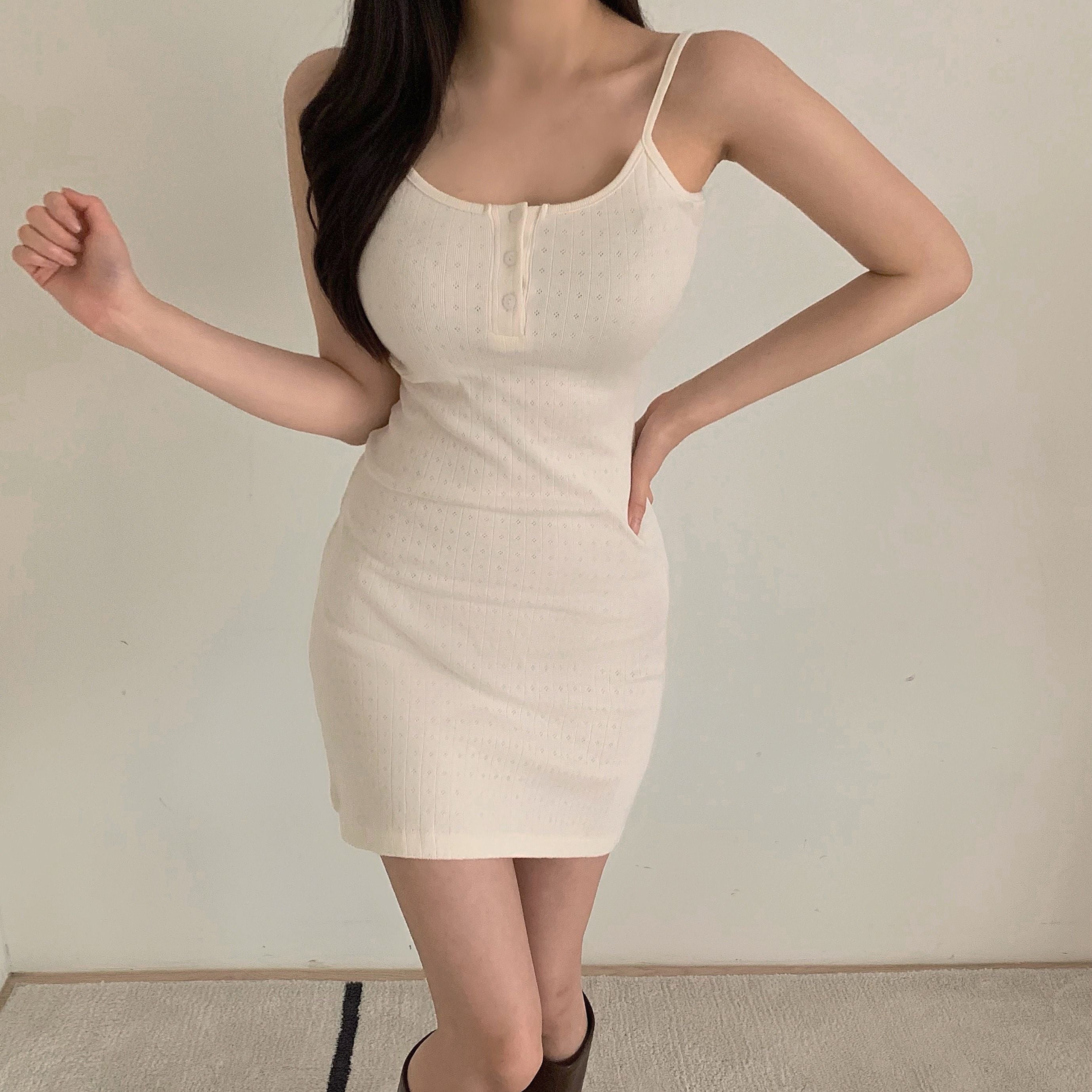 Perforated Teeny Dress