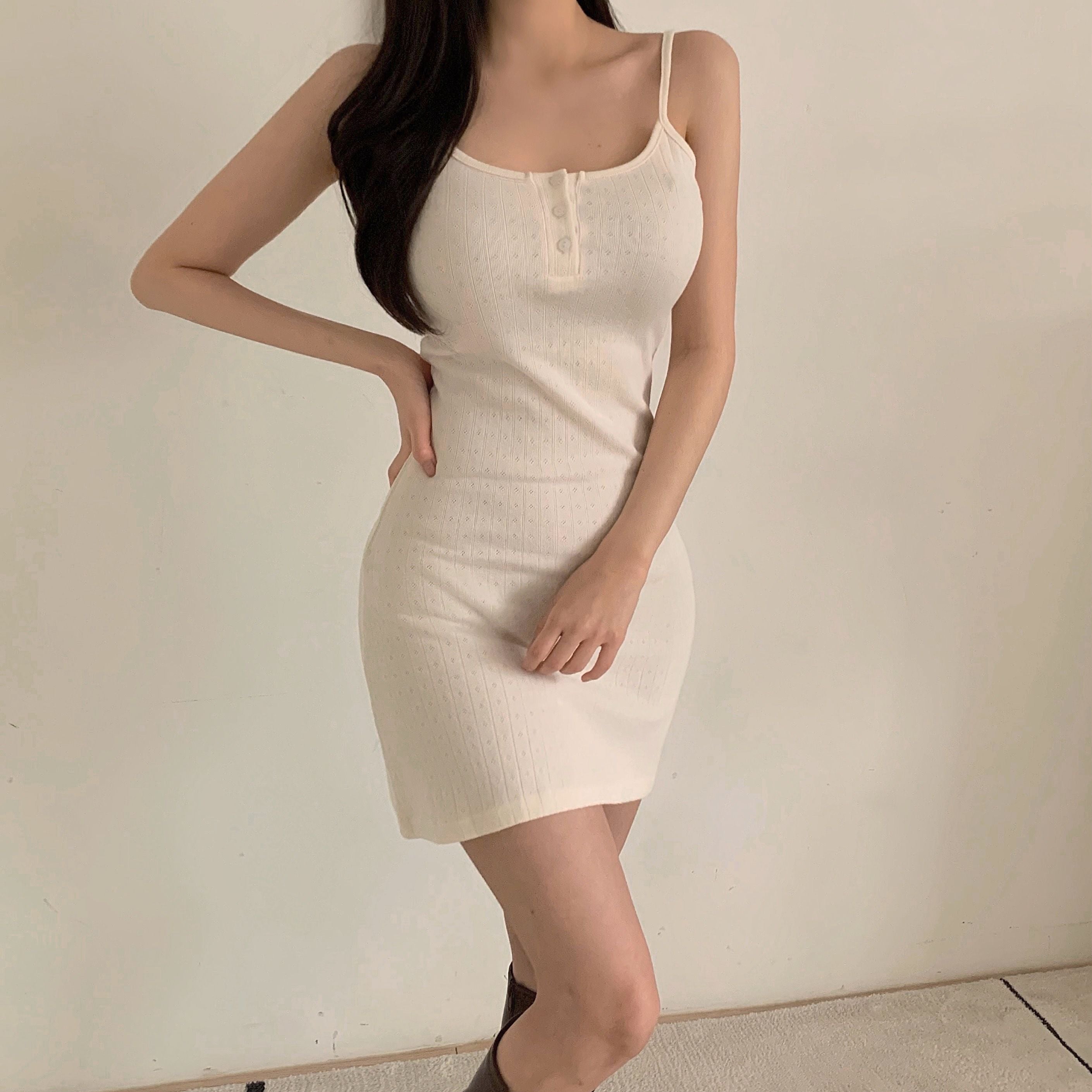 Perforated Teeny Dress
