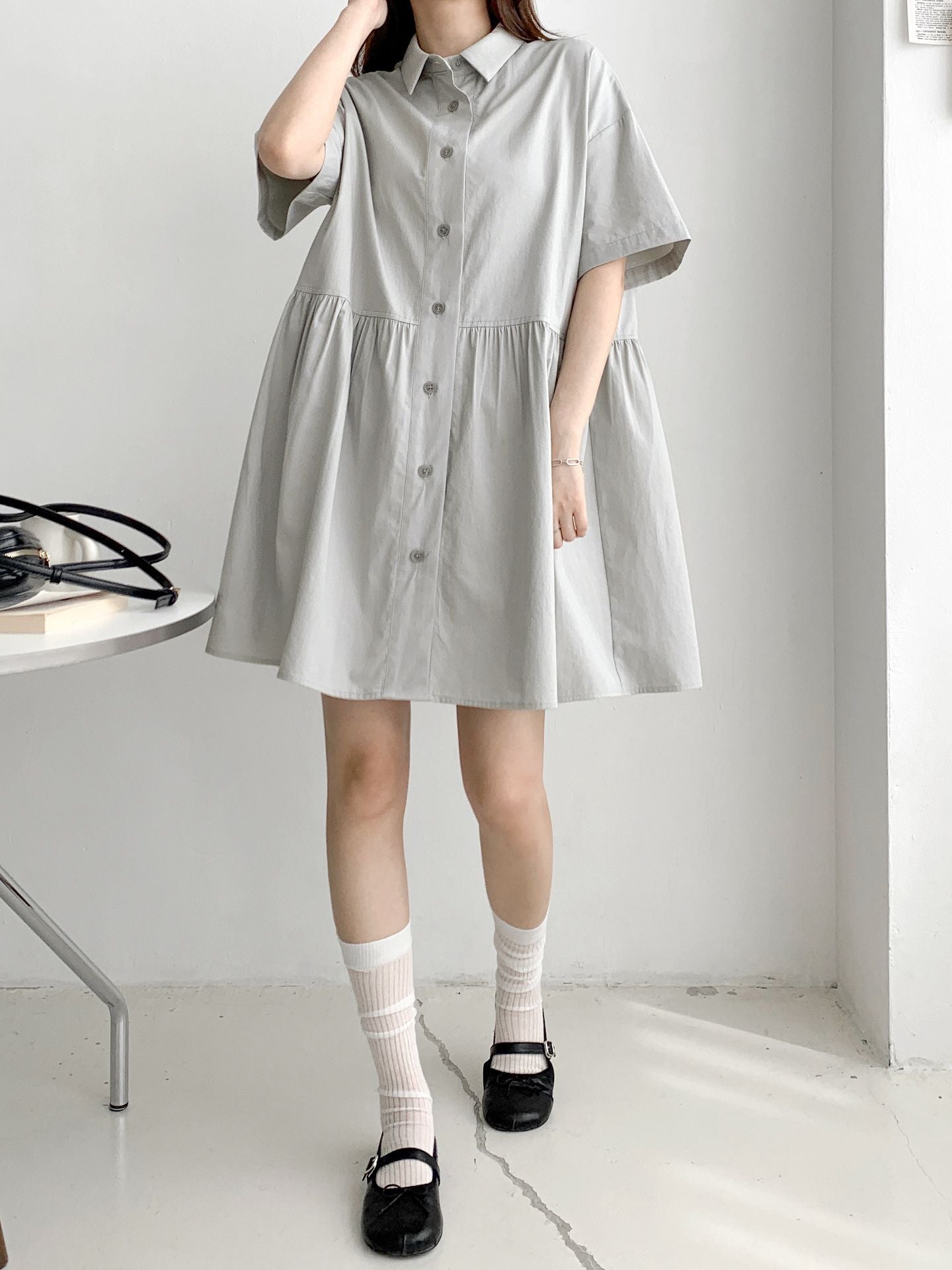 Laren Dress (FREE / Big Size Box Fit) ✨