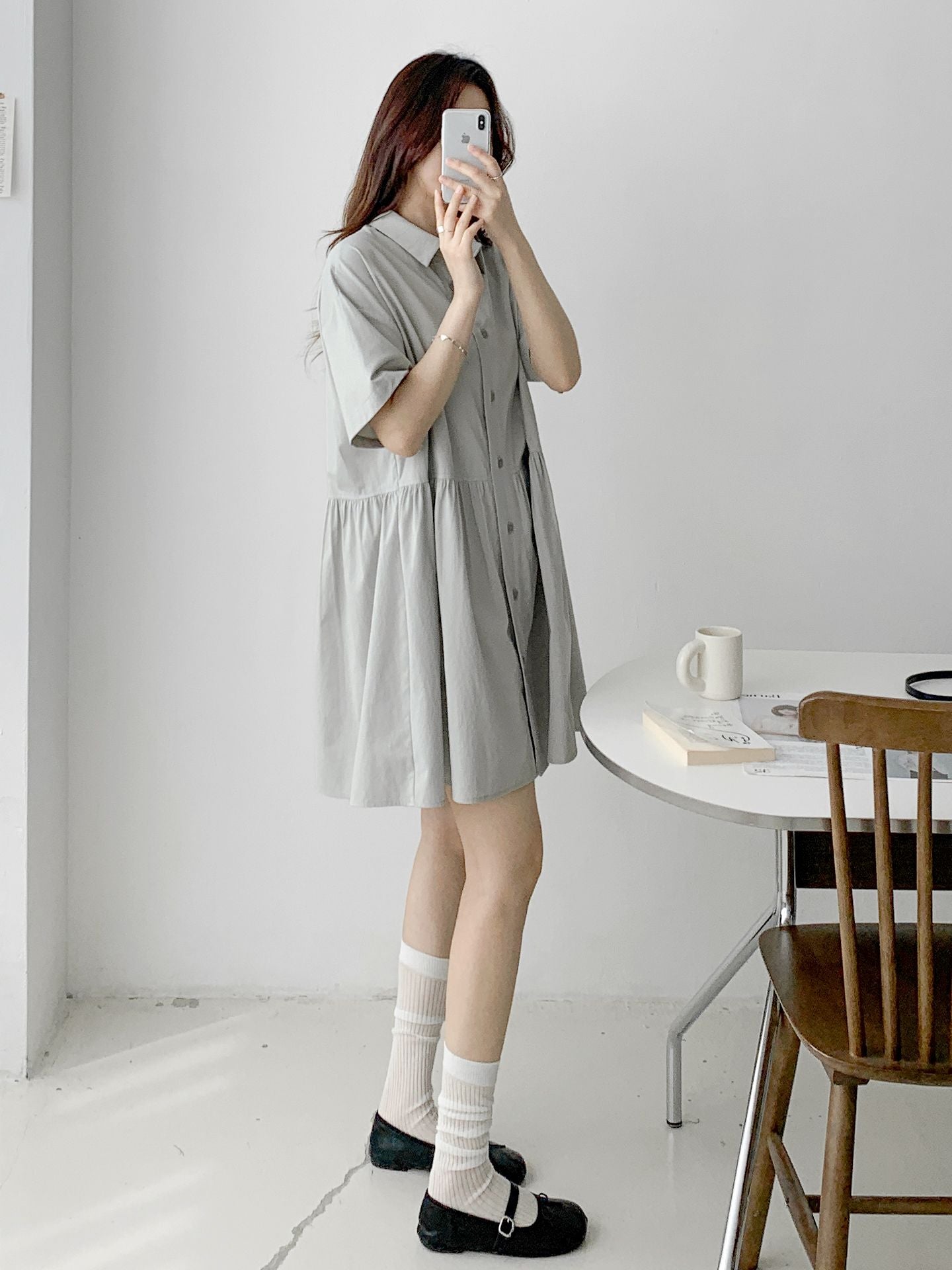 Laren Dress (FREE / Big Size Box Fit) ✨