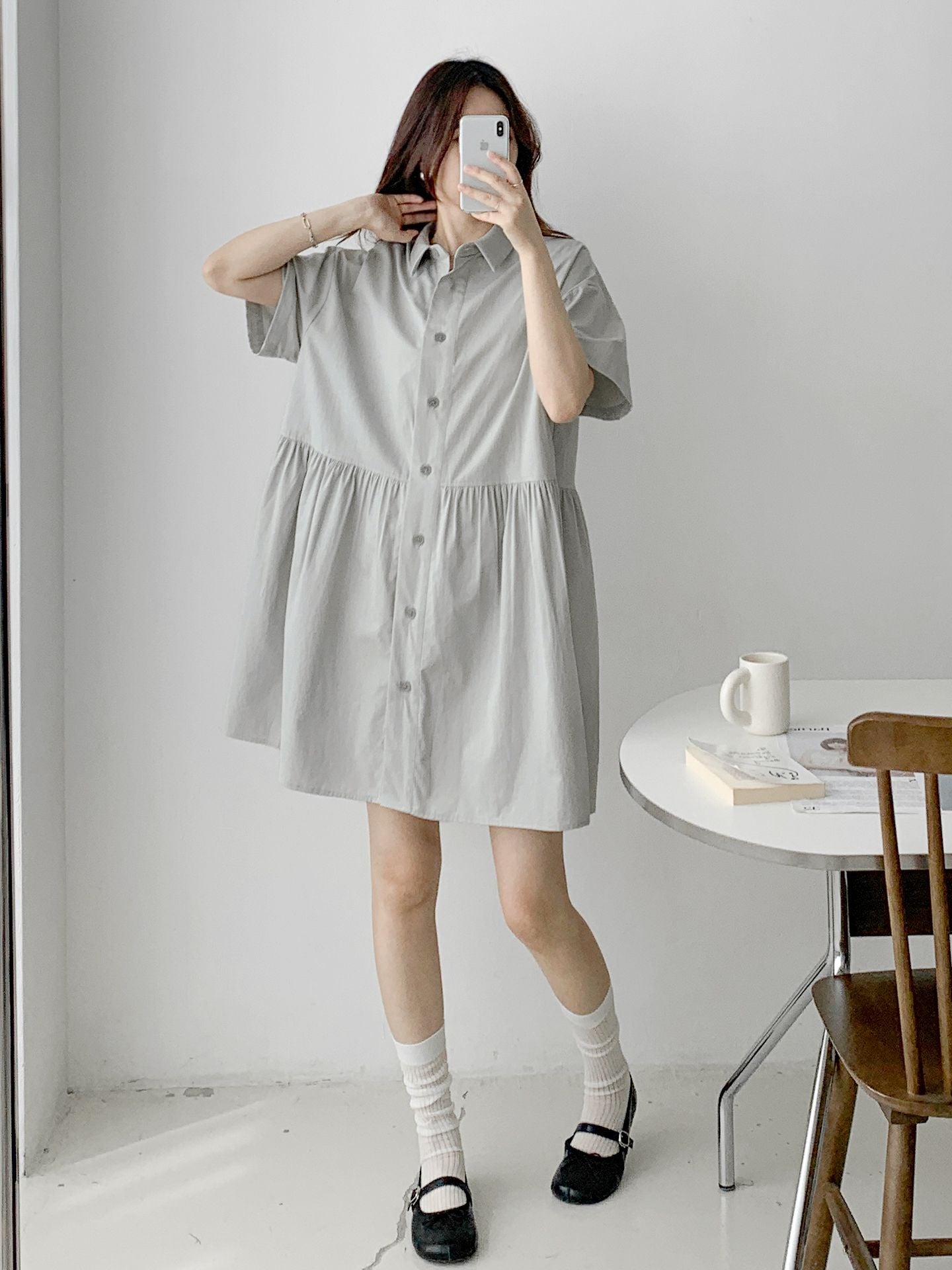 Laren Dress (FREE / Big Size Box Fit) ✨